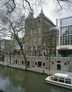 116150 Gezicht op het Stadskasteel Oudaen (Oudegracht 99) te Utrecht.